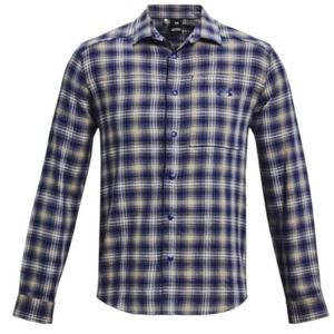 Under Armour Men's Size Large Tradesman Flex Flannel Button Blue